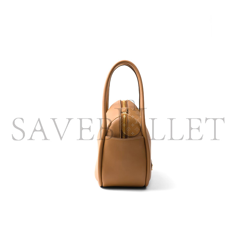 Pra*a darling leather handbag 1ba451 (25*18*10.5cm)